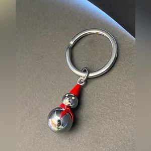 Phillipi Designer Palladium Keychain - Snowman